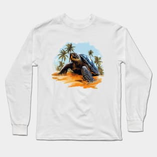 Green Sea Turtle Long Sleeve T-Shirt